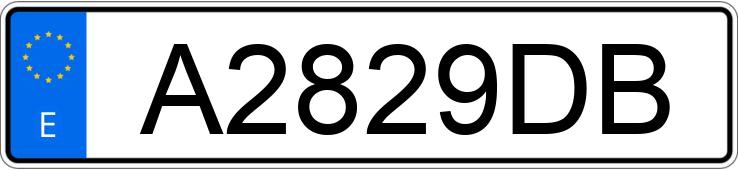 Numer rejestracyjny A2829DB posiada BMW SERIE 3