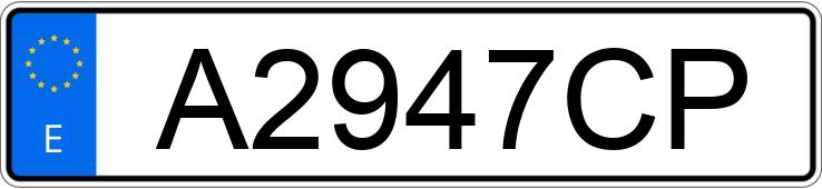 Numer rejestracyjny A2947CP posiada FORD ESCORT