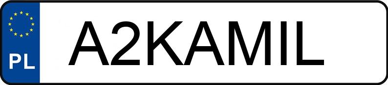 Numer rejestracyjny A2KAMIL posiada SEAT Ibiza 1.4 MR`08 E4 6J Cupra