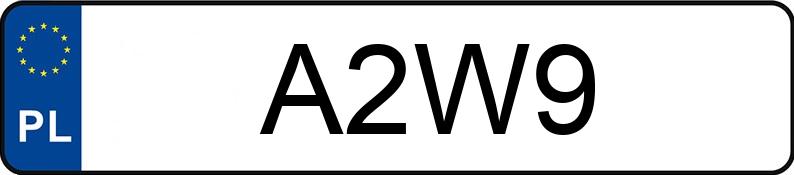 Numer rejestracyjny A2W9 posiada MERCEDES-BENZ SL 500 Kat. 129 SL 500 Kat. 129