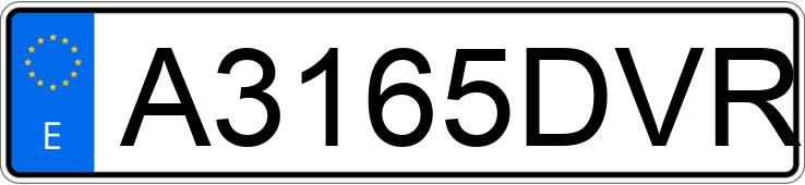 Numer rejestracyjny A3165DVRENAULTCLIO posiada Renault Clio