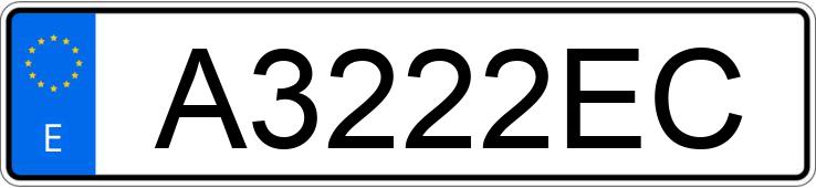 Numer rejestracyjny A3222EC posiada OPEL ASTRA