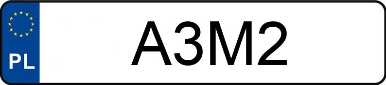 Registreringsnummeret A3M2 har DODGE Challenger MR`19 RT SHAKER Registreringsnummeret A3M2 har DODGE Challenger MR`19 RT SHAKER