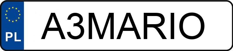 Numer rejestracyjny A3MARIO posiada MAN 26.460 TGX E6 26.0t BL(XLX)