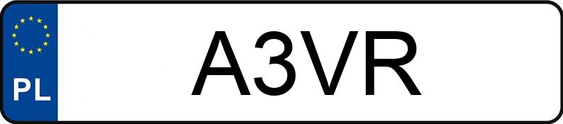 Numer rejestracyjny A3VR posiada DODGE Challenger MR`19 Scat Pack