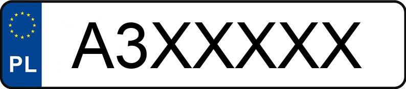 Numer rejestracyjny A3XXXXX posiada CHRYSLER CROSSFIRE Numer rejestracyjny A3XXXXX posiada CHRYSLER CROSSFIRE