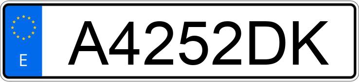 Numer rejestracyjny A4252DK posiada HYUNDAI LANTRA Numer rejestracyjny A4252DK posiada HYUNDAI LANTRA