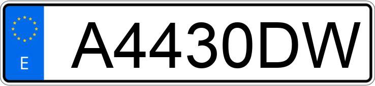 Numer rejestracyjny A4430DW posiada OPEL FRONTERA 2.2 DTI LIMITED Numer rejestracyjny A4430DW posiada OPEL FRONTERA 2.2 DTI LIMITED