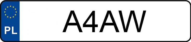 Numer rejestracyjny A4AW posiada RAM 1500 5.7 V8 MR`19 E6 3.5t Quad Laramie AWD