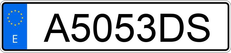 Numer rejestracyjny A5053DS posiada VOLKSWAGEN POLO Numer rejestracyjny A5053DS posiada VOLKSWAGEN POLO