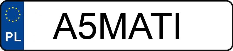 Numer rejestracyjny A5MATI posiada MERCEDES-BENZ GLA 45 AMG MR`23 E6d H247 S 4Matic+ DCT