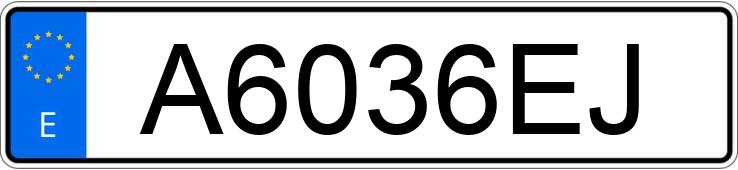 Numer rejestracyjny A6036EJ posiada SEAT LEON