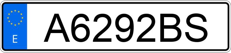 Numer rejestracyjny A6292BS posiada RENAULT 19 Numer rejestracyjny A6292BS posiada RENAULT 19