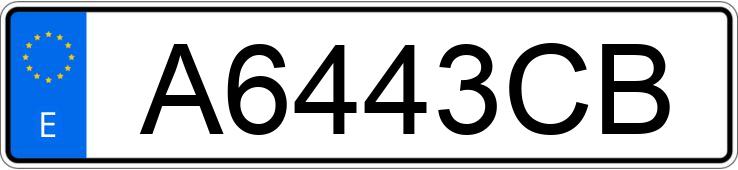 Numer rejestracyjny A6443CB posiada FORD FIESTA Numer rejestracyjny A6443CB posiada FORD FIESTA