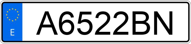 Numer rejestracyjny A6522BN posiada CITROEN C-15