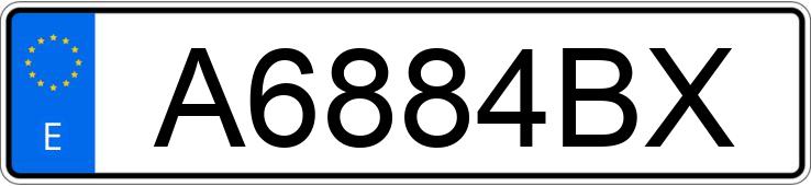 Numer rejestracyjny A6884BX posiada YAMAHA XV 535 VIRAGO