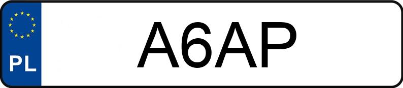 Numer rejestracyjny A6AP posiada MITSUBISHI ECLIPSE Numer rejestracyjny A6AP posiada MITSUBISHI ECLIPSE