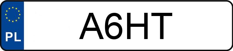Numer rejestracyjny A6HT posiada FORD MUSTANG Numer rejestracyjny A6HT posiada FORD MUSTANG