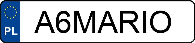 Numer rejestracyjny A6MARIO posiada BMW X5 XDRIVE30D Numer rejestracyjny A6MARIO posiada BMW X5 XDRIVE30D