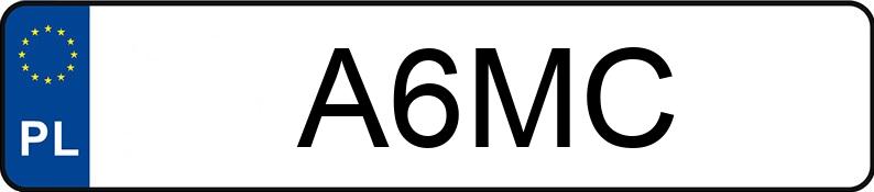 Numer rejestracyjny A6MC posiada JEEP WRANGLER UNLIMITED Numer rejestracyjny A6MC posiada JEEP WRANGLER UNLIMITED
