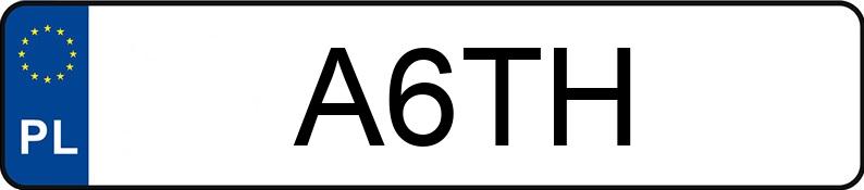 Numer rejestracyjny A6TH posiada JEEP Wrangler Unlimited JL MR`19 E6d Sport Aut.
