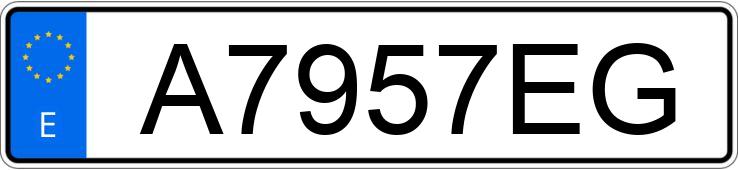 Numer rejestracyjny A7957EG posiada RENAULT MASCOTT