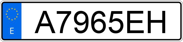 Numer rejestracyjny A7965EH posiada PEUGEOT PARTNER