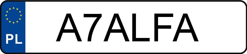 Numer rejestracyjny A7ALFA posiada ALFA ROMEO Giulia 2.0 Turbo MR`16 E6d TI Veloce Q4 Aut. Numer rejestracyjny A7ALFA posiada ALFA ROMEO Giulia 2.0 Turbo MR`16 E6d TI Veloce Q4 Aut.