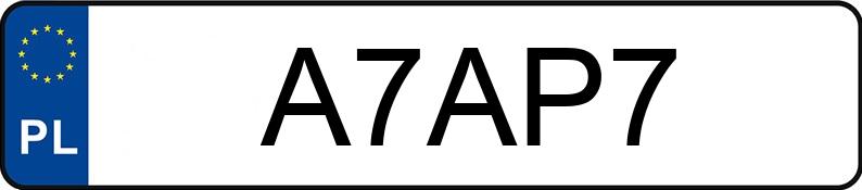 El número de registro A7AP7 tiene MERCEDES-BENZ G 63 AMG MR`24 E6e W465