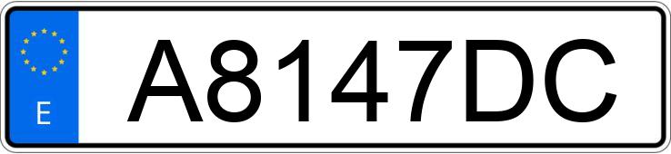 Numer rejestracyjny A8147DC posiada CITROEN SAXO Numer rejestracyjny A8147DC posiada CITROEN SAXO
