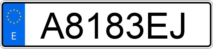 Numer rejestracyjny A8183EJ posiada SEAT LEON Numer rejestracyjny A8183EJ posiada SEAT LEON