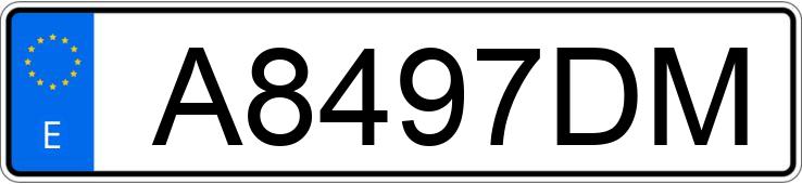 Numer rejestracyjny A8497DM posiada RENAULT CLIO