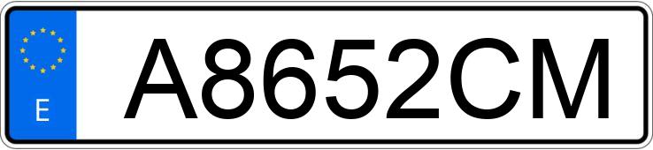 Numer rejestracyjny A8652CM posiada FORD TRANSIT
