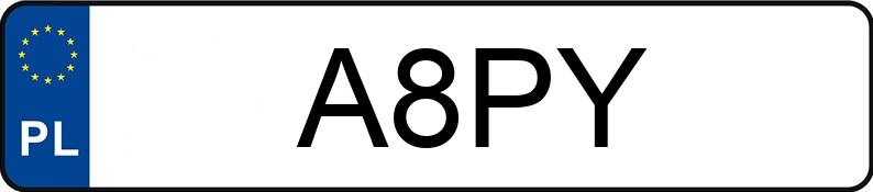 Numer rejestracyjny A8PY posiada SAAB 9-7X Numer rejestracyjny A8PY posiada SAAB 9-7X