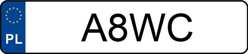 Numer rejestracyjny A8WC posiada CHEVROLET CAMARO Numer rejestracyjny A8WC posiada CHEVROLET CAMARO