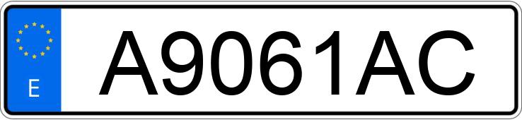 Numer rejestracyjny A9061AC posiada CITROEN 2 CV Numer rejestracyjny A9061AC posiada CITROEN 2 CV