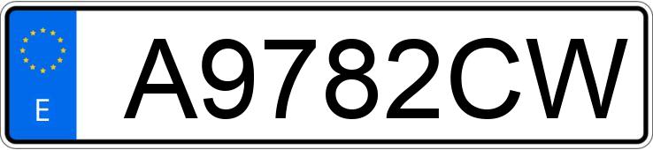 Numer rejestracyjny A9782CW posiada MITSUBISHI MONTERO Numer rejestracyjny A9782CW posiada MITSUBISHI MONTERO