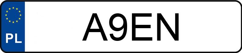 Numer rejestracyjny A9EN posiada DODGE Grand Caravan 3.6 Kat. MR`11 SXT Aut. Numer rejestracyjny A9EN posiada DODGE Grand Caravan 3.6 Kat. MR`11 SXT Aut.
