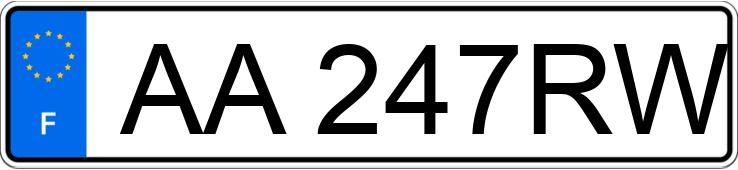 Numer rejestracyjny AA247RW posiada Renault Megane