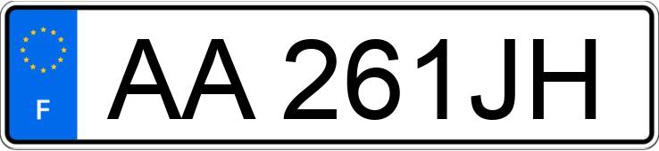 Numer rejestracyjny AA261JH posiada CITROEN C4