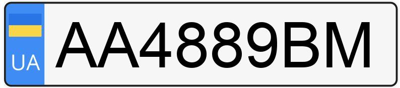 Numer rejestracyjny AA4889BM posiada Daewoo Lanos