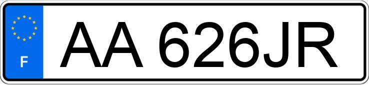 Numer rejestracyjny AA626JR posiada PEUGEOT 308