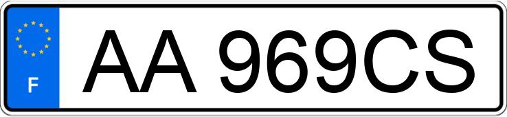 Numer rejestracyjny AA969CS posiada RENAULT MODUS