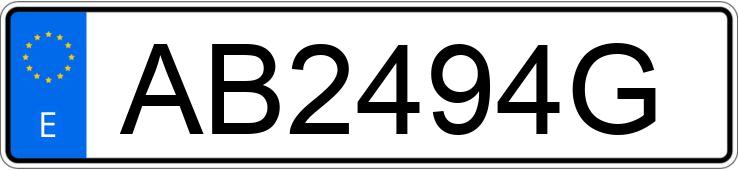 Numer rejestracyjny AB2494G posiada RENAULT 11 Numer rejestracyjny AB2494G posiada RENAULT 11