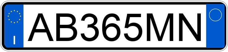 Numer rejestracyjny AB365MN posiada BMW Serie 3