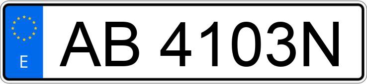 Numer rejestracyjny AB4103N posiada MERCEDES C 180 (202)