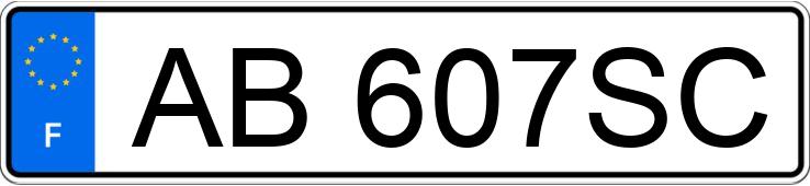 Numer rejestracyjny AB607SC posiada PEUGEOT 207