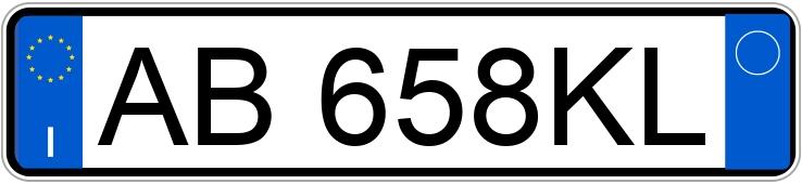 Numer rejestracyjny AB658KL posiada FIAT Punto 1a serie