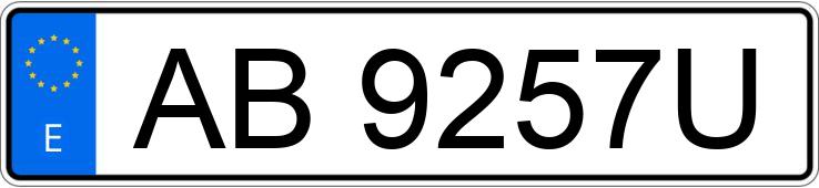 Numer rejestracyjny AB9257U posiada PEUGEOT PARTNER