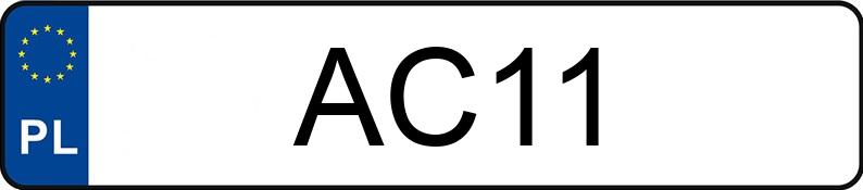 Numer rejestracyjny AC 11 posiada MERCEDES-BENZ C 63S AMG MR`18 E6 205 C 63S AMG MR`18 E6 205 - AC11